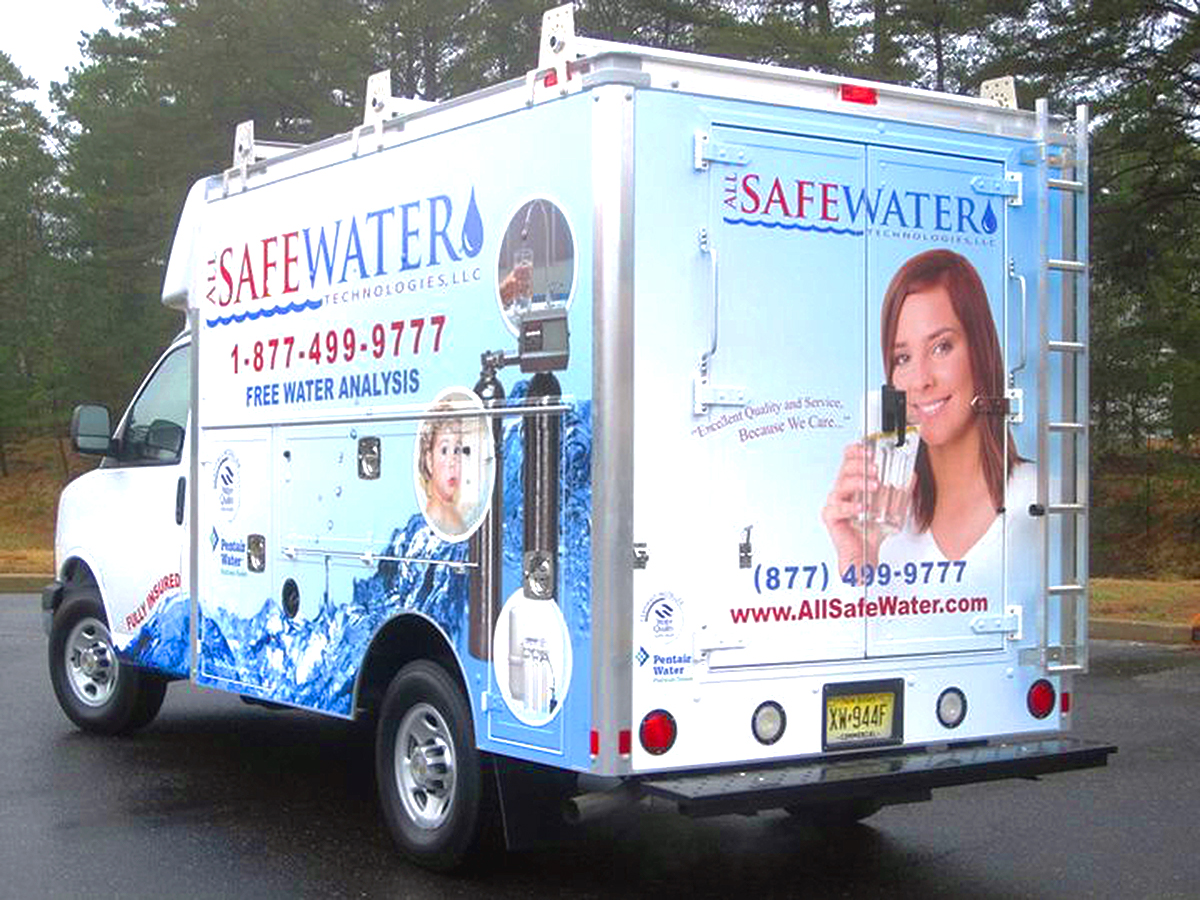 Service truck for All Safewater in South Jersey